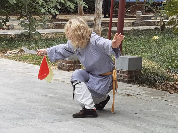 Babaji 70yr old Bosnia 5month Kung Fu Training in China