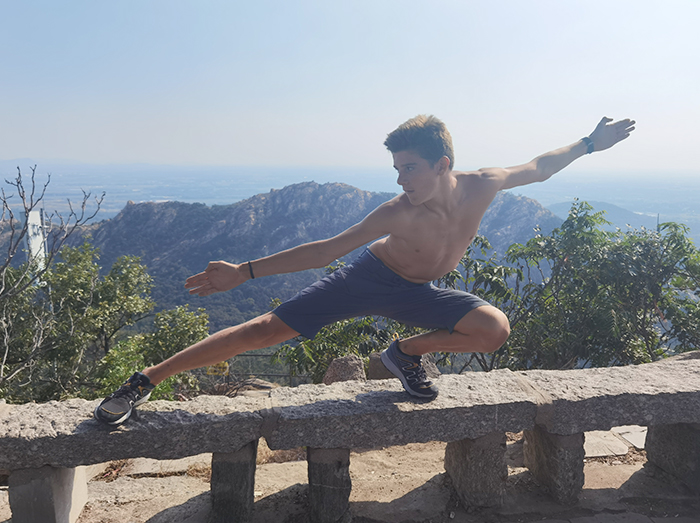 Romain-Switzerland-1month Kung Fu Training in China