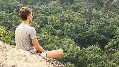 Meditation in nature