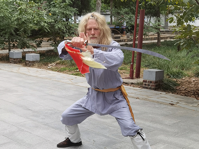 Babaji 70yr old Bosnia 5month Kung Fu Training in China