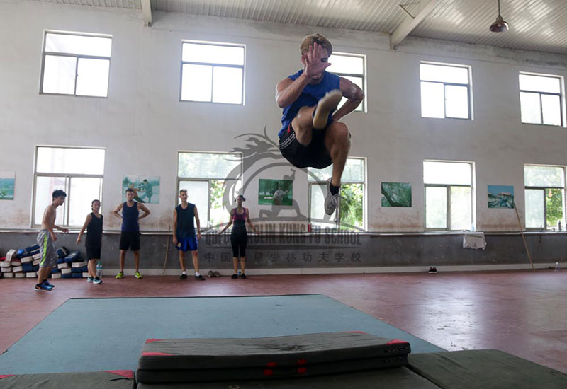 Jump kick