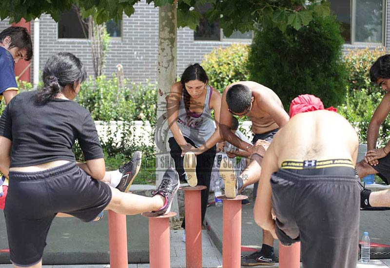 Kung fu Stretching exercise