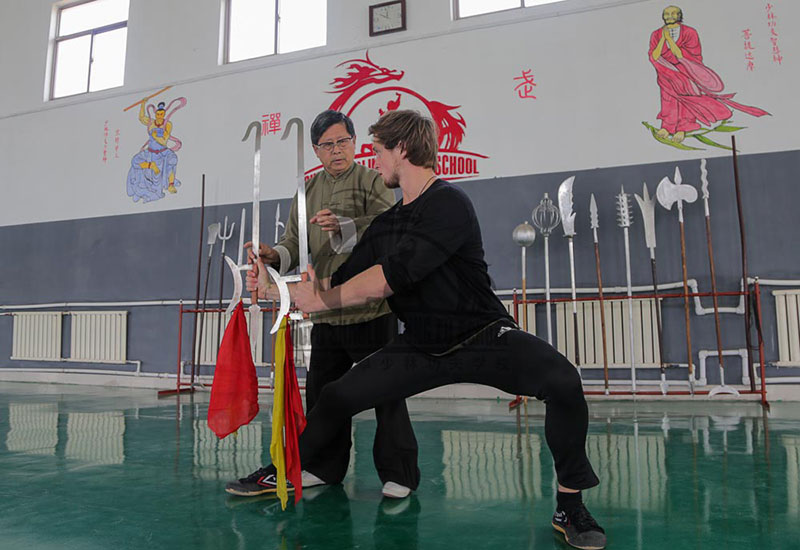 Mantis fist sword training