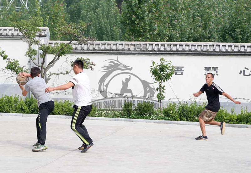 Playing Basketball in china