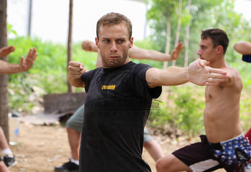 Qi Gong students training