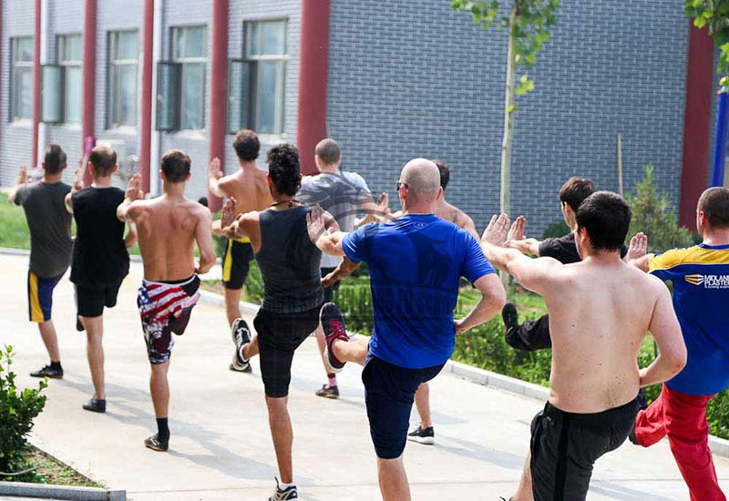 Shaolin Kung Fu Group Training in China