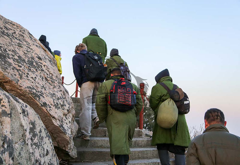 backpackers Hike TaiShan