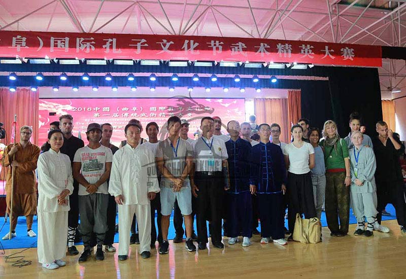 famous kung fu artist group photo