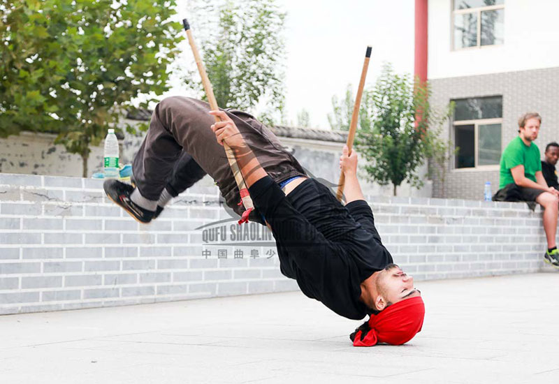 head flip jump kung fu school