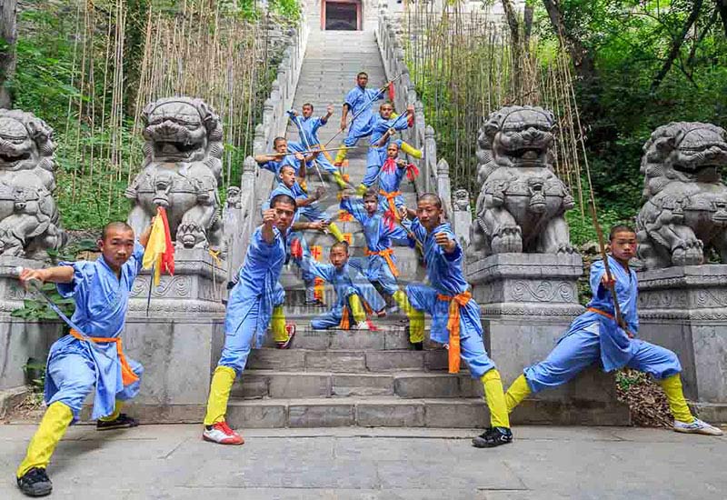 kung fu in natural park