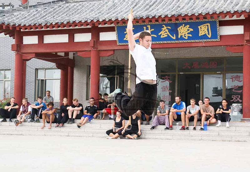 kung fu jumps staff