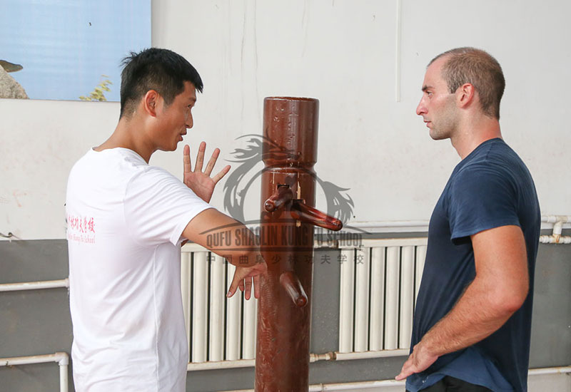 master teaching Wing Chun