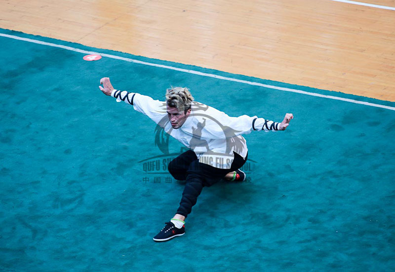 students from sweden performing in china wushu festival