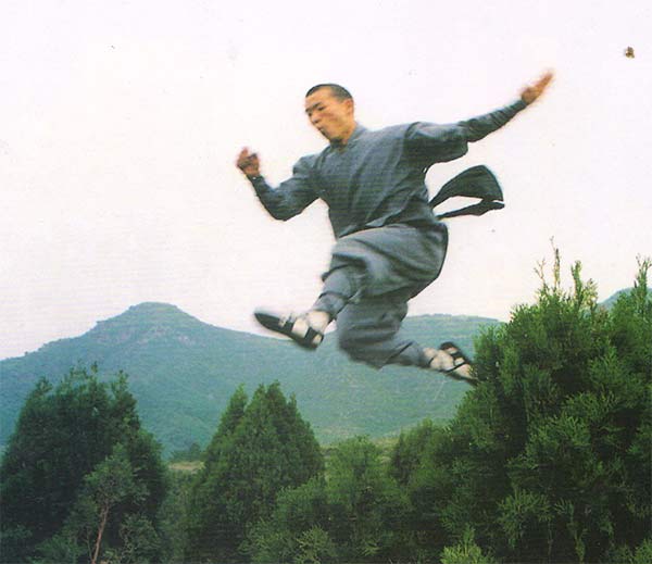 Fliying Kung fu jump