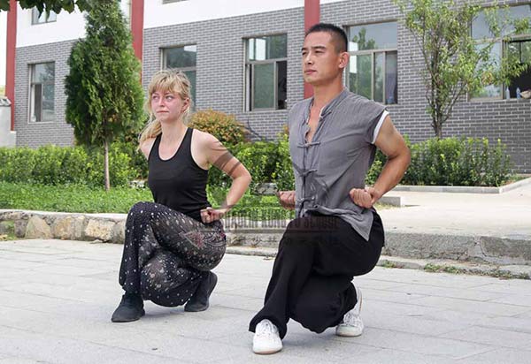Shaolin basic pose Kung fu
